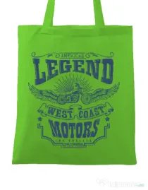 Sacosa din panza West coast motors Verde mar