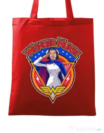 Sacosa din panza Wonder nurse Rosu