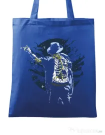 Sacosa din panza Zombie Pop Albastru regal