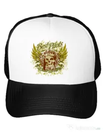 Sapca personalizata Best pilots Alb