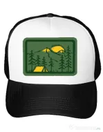 Sapca personalizata Camping 2 Alb