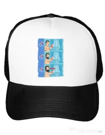 Sapca personalizata Funny wilson Alb