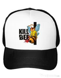 Sapca personalizata Kill bee Alb