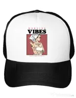 Sapca personalizata Morning vibes Alb