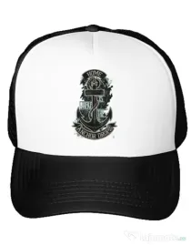 Sapca personalizata The anchor drops Alb