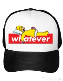 Sapca personalizata Whatever Alb