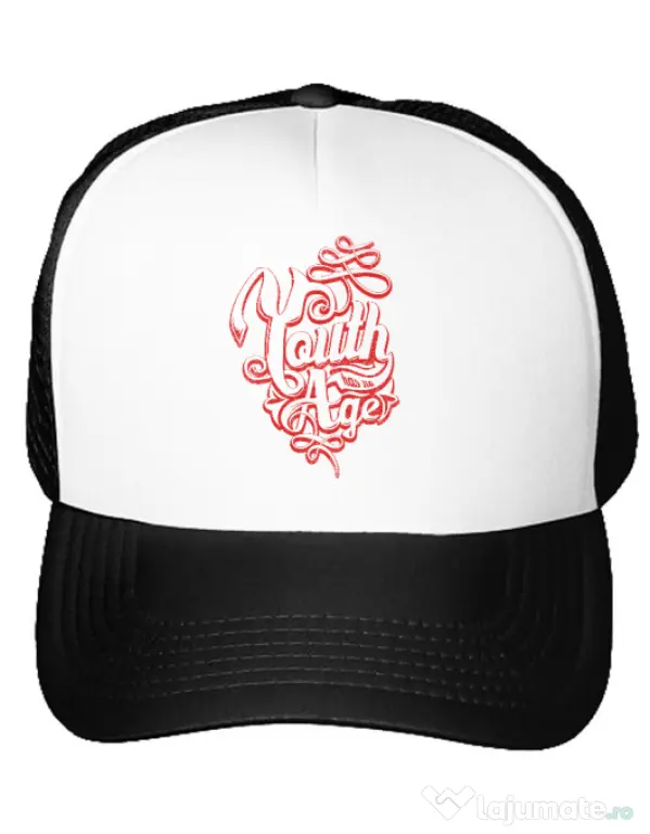 Sapca personalizata Youth has no age Alb
