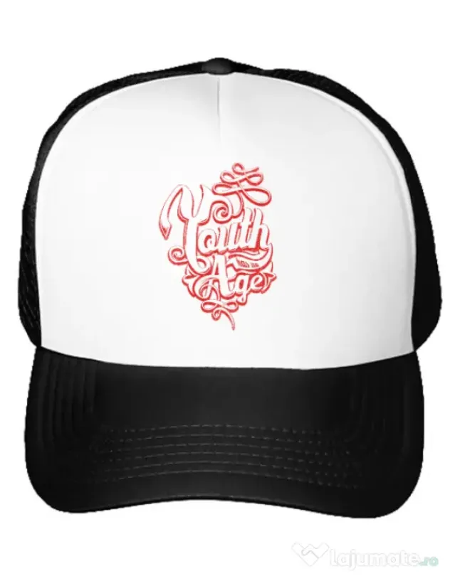 Sapca personalizata Youth has no age Alb