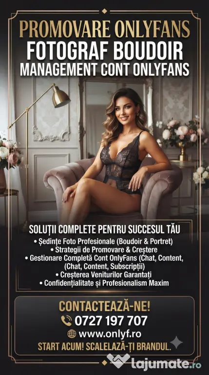 PROMOVARE CONT ONLYFANS - Manager Cont OnlyFans Specialist în publicitate ONLY