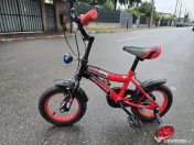 Bicicletă copii Visitor Xtreme Kids 12" cu roți ajutătoare 