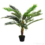 Outsunny Planta Artificiala Palmier Cycas 123cm