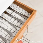 HOMCOM Cărucior de Bucătărie din Lemn Maro, Suport Alimente, 1 Sertar, 4 Coșuri Metalice, MDF, Lemn de Pin, Metal, 47x37x83cm | Aosom Romania 