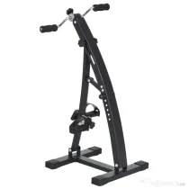 Bicicleta de Fitness din Otel cu Ecran LED Inaltime si Rezistenta Reglabile 41x50x96cm Neagra HOMCOM | Aosom RO