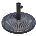 Outsunny Baza pentru Umbrela de Soare Diametru 3,8-4,8cm Desen Floral cu Manivela Greutate 15kg de Gradina Rasina 49x32cm
