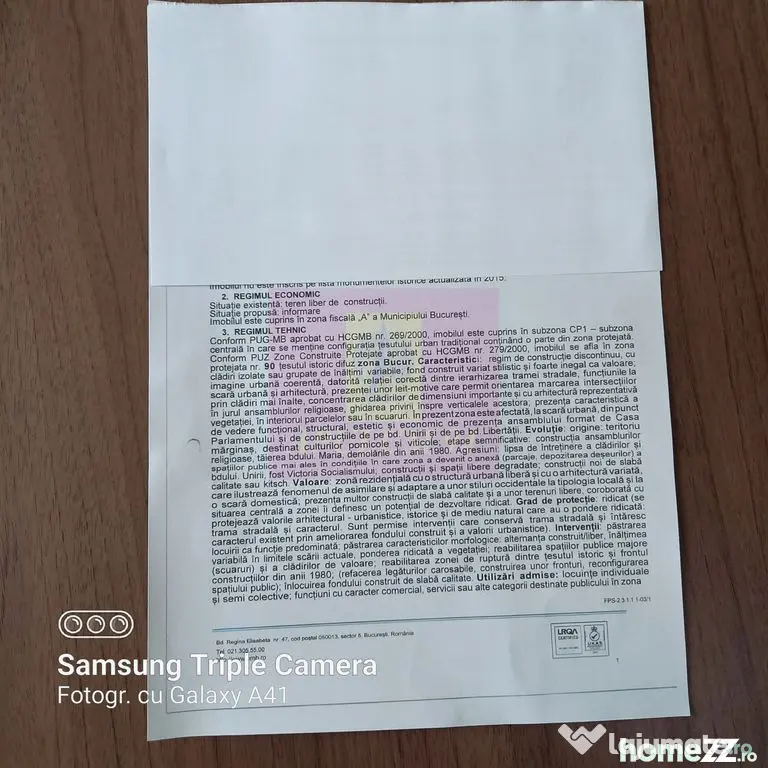 Vanzare teren Unirii-Pata Constitutiei - Bucuresti (Bucuresti-Ilfov)