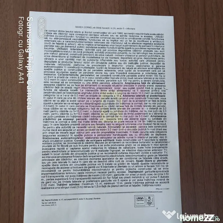 Vanzare teren Unirii-Pata Constitutiei - Bucuresti (Bucuresti-Ilfov)