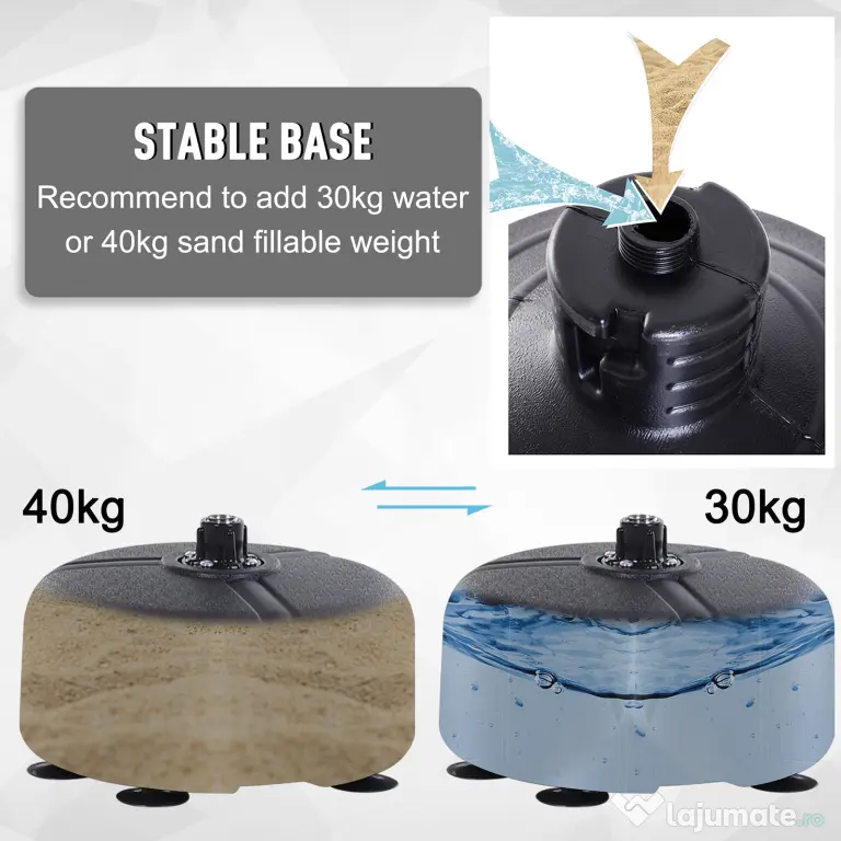 HOMCOM Punching Ball Sac de Box Sol cu Manusi Incluse Inaltime Reglabila | Aosom Romania