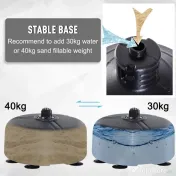 Homcom Punching Ball – Sac de Box Sol Reglabil cu Manusi Incluse 