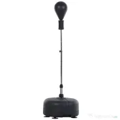 Homcom Punching Ball – Sac de Box Sol Reglabil cu Manusi Incluse 