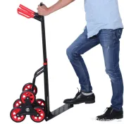 Durhand Carucior Marfa Pliabil – 6 Roti pentru Scari, 150 kg 