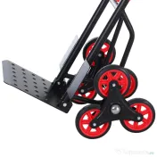 Durhand Carucior Marfa Pliabil – 6 Roti pentru Scari, 150 kg 