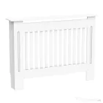 Homcom Masca Calorifer MDF Alb – 112×19×81 cm cu Grilaj Modern