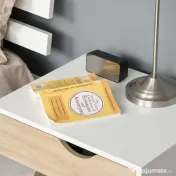 HOMCOM Noptiere Moderne cu Sertar și Raft, Design Modern și Funcțional, Ideal pentru Cameră de Dormit, Albastru 