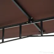 Outsunny Foisor de Gradina cu Acoperis Plasa de Tantari 2 Nivele din Poliester 