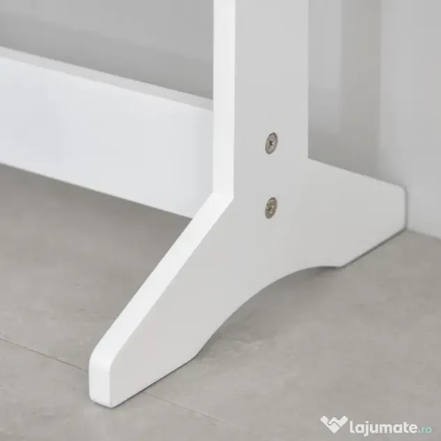 Dulap cu oglinda HOMCOM, pentru bijuterii, spatiu mare de stocare, MDF 36x30x136cm | Aosom RO