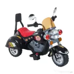 HOMCOM Motoreta Electrica pentru Copii 3-6 ani cu 3 Roti 6V, Negru