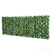 Outsunny Gard Viu Artificial Premium, Rolă Mereu Verde pentru Gard și Balcon, 1x3m 