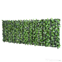 Outsunny Gard Viu Artificial Premium, Rolă Mereu Verde pentru Gard și Balcon, 1x3m