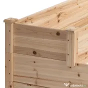 Rafturi Outsunny pentru plante de Gradina cu 3 nivele din lemn | Aosom Romania 