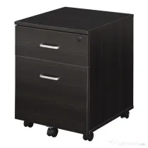 Vinsetto Dulap cu Sertare, 2 sertare si 5 roti, dulap Birou Compact pentru Documente , 40x44x54.6cm, Design Modern | Aosom Romania