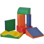 Homcom Blocuri Moi pentru Copii – Set 7 Piese Educational 1–3 Ani