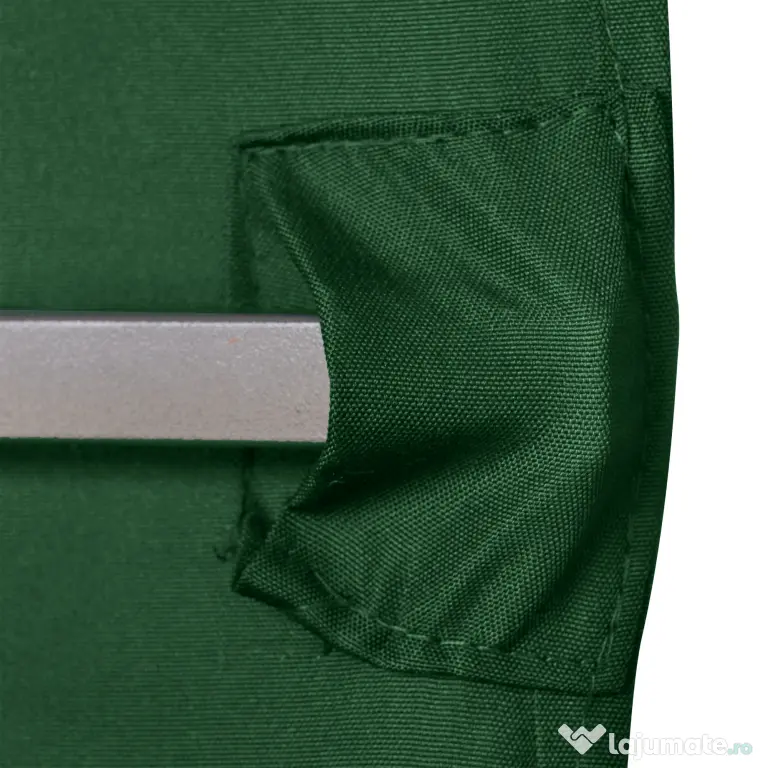 Outsunny Acoperis de Schimb 3x3m, Prelata de Schimb pentru Foisor de Gradina din Poliester cu Orificiu de Ventilatie, Verde | AOSOM RO
