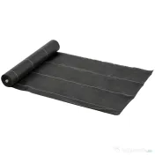 Outsunny Foaie Neagra de Mulci 50x2m pentru Gradina, Sera, Gradina Drenaj 