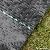 Outsunny Foaie Neagra de Mulci 50x2m pentru Gradina, Sera, Gradina Drenaj 