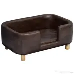 PawHut Canapea pentru animale perna acoperita cu spuma de cauciuc detasabila 74x48.5x31cm