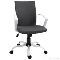 Vinsetto Scaun de Birou Ergonomic și Pivotant pentru Birou, Gri Închis | Aosom Romania