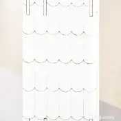 HOMCOM Calendar de Advent din Lemn 24 de Sertare Satul de Craciun cu Brazi si Lumini