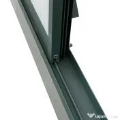 Outsunny Sera din aluminiu kit sera de gradina walk-in din policarbonat cu ventilatie 244 x 500 x 216cm, Transparenta 