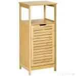 Kleankin cos de rufe din bambus, 40x30x86.5 cm, lemn natural
