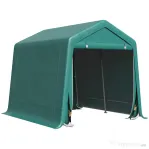 Outsunny Copertina Garaj 2,4×2 m – Pentru Auto, Moto si Biciclete