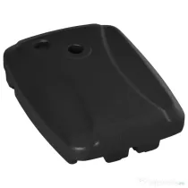 Outsunny Bază pentru Umbrelă cu Braţ, Bază în T şi Rotile, 80x60x17 cm, Negru | Aosom Romania