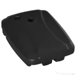 Outsunny Bază pentru Umbrelă de Soare cu Braț, Umplibilă până la 75 kg, cu Bază în Formă de T Inclusă, 80x60x17 cm, Neagră