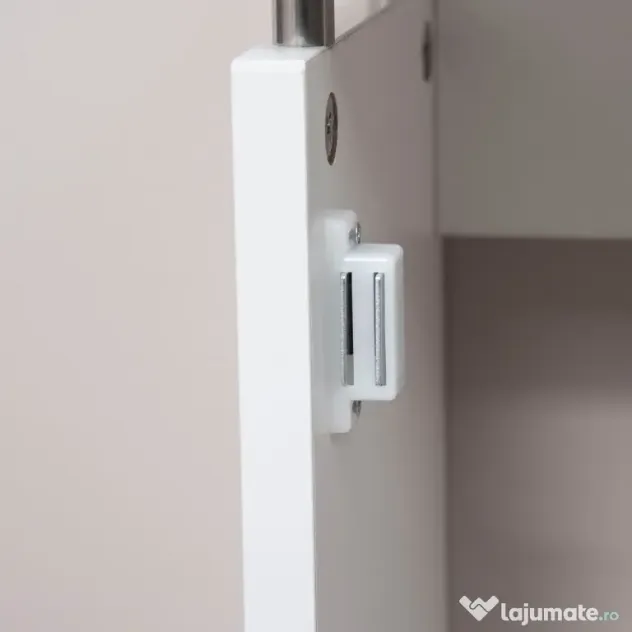 HOMCOM Masca Radiator Moderna din MDF si Otel Alb 90x18x84cm Protectie si Decor pentru Calorifer | Aosom Romania