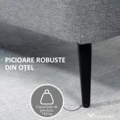 Homcom Banca Dormitor 104×38×42 cm – Catifea cu Spatiu Depozitare 