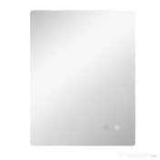 kleankin Oglindă de Baie cu Lumină LED, 3 Culori, Întrerupătoare Touch și Luminozitate Reglabilă, 70x50x3 cm, Transparent | Aosom Romania 