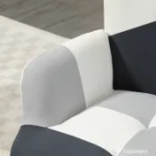 HOMCOM Scaune Decorative Tapisate, Fotoliu cu Brațe Capitolat pentru Dormitor, Scaun cu Spătar și Picioare din Lemn Masiv, Confort și Stil | Aosom Romania 